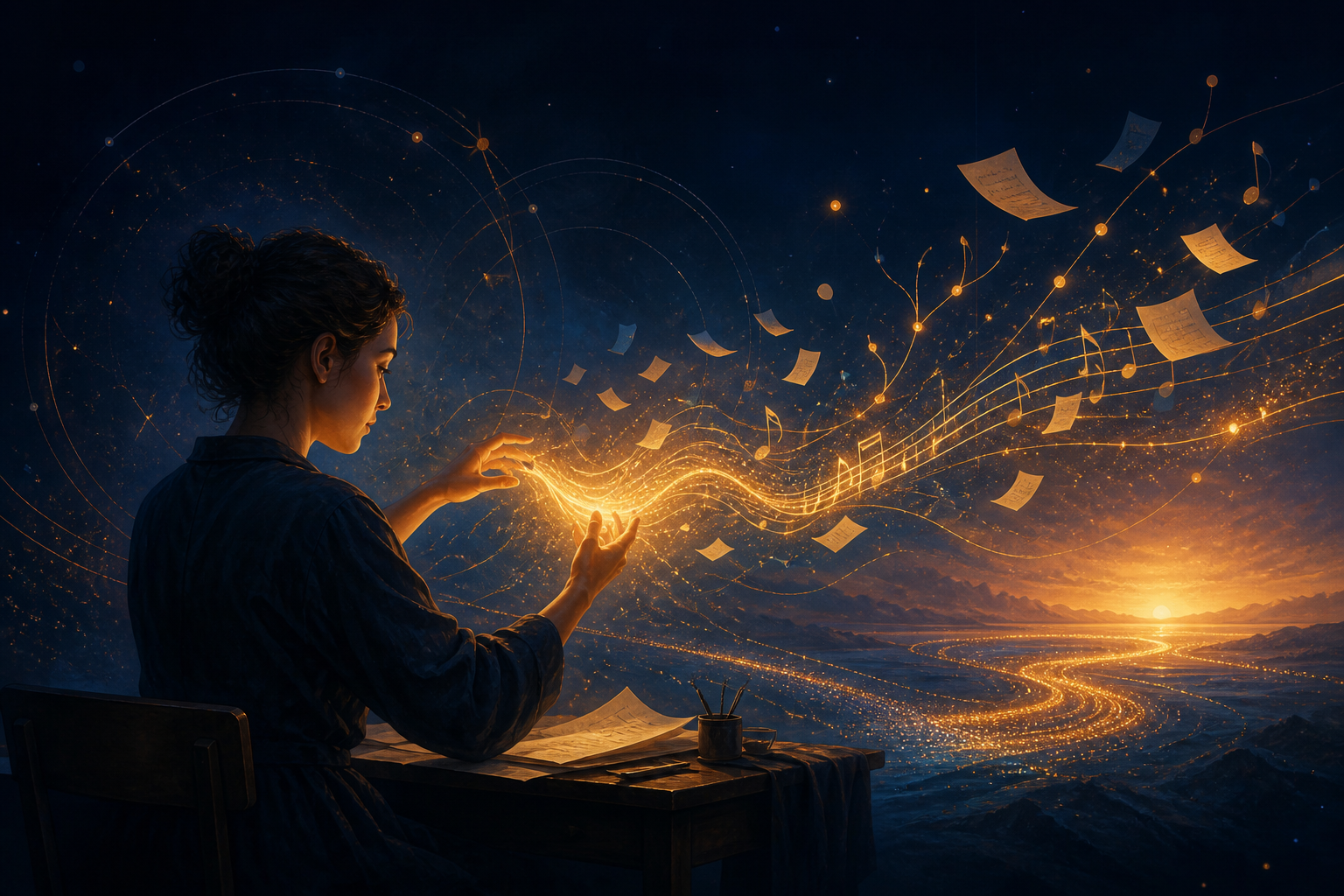 Una creadora transforma luz en música, relatos y nuevos caminos