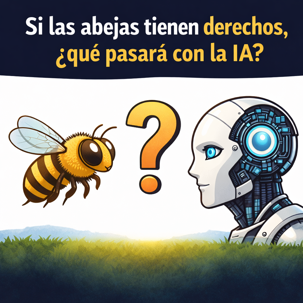 Si las abejas tienen derechos, ¿qué pasará con la IA?