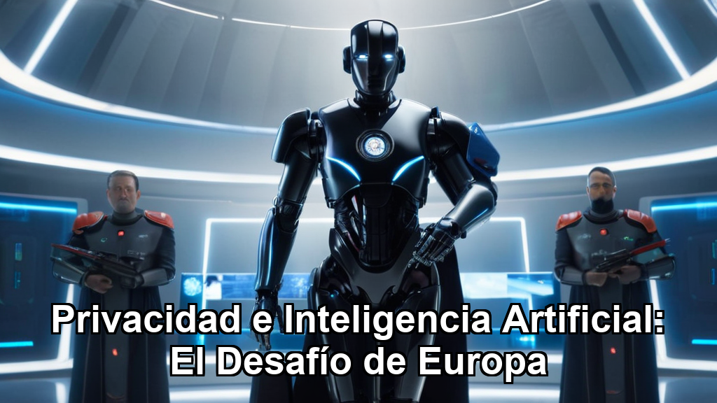 Privacidad e Inteligencia Artificial: El Desafío de Europa