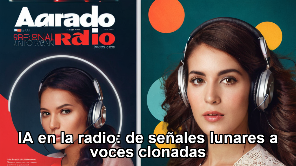 IA en la radio: de señales lunares a voces clonadas