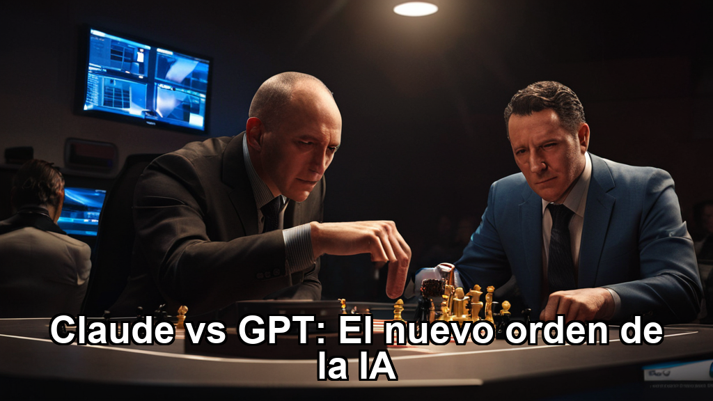 Claude vs GPT: El nuevo orden de la IA