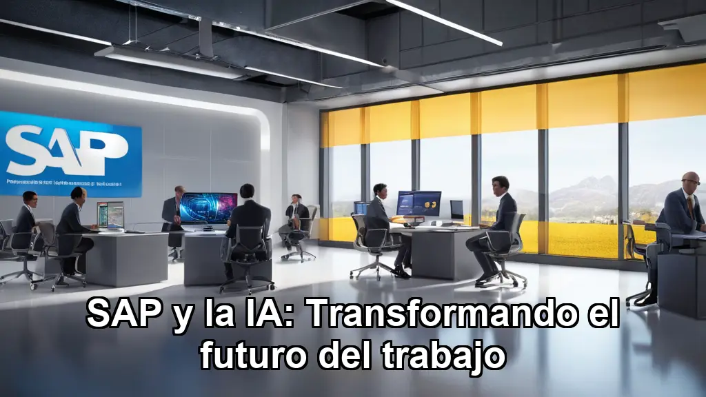 SAP y la IA: Transformando el futuro del trabajo