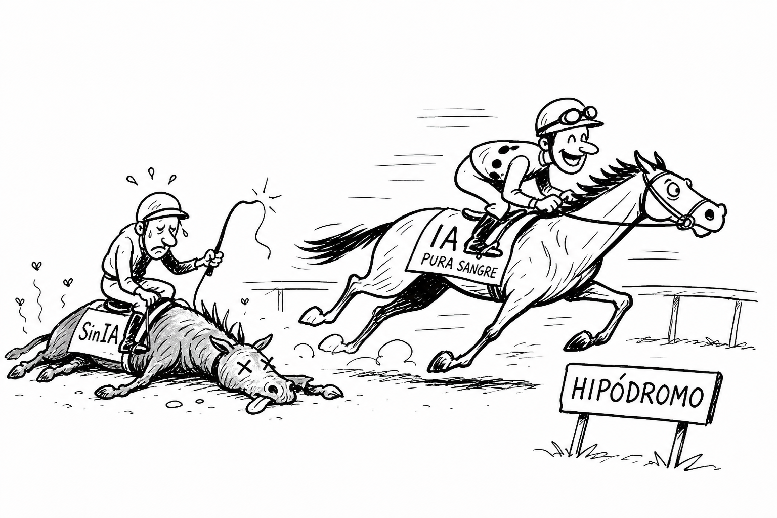 La teoría del caballo muerto: cuando la institución se niega a desmontarlo